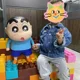 thumbnail image 5 of Figuras de crayón grandes de Shin-chan, serie periférica, modelo de coche, adorno de colección de muñecas, decoración de anime, regalos de cumpleaños y Navidad limitados, 5 of 5