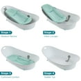 thumbnail image 2 of Contours Oasis 4-in-1 Comfort Cushion Baby Bathtub for Newborn, Infant, and Toddler - White, 2 of 18