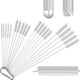 thumbnail image 1 of 20 Piezas Extra Largos Cepillo para Popotes de Acero Inoxidable y Silicona, 17.5cm-30cm Cepillo para Pajitas, Limpia Pipas para Manualidades para Limpiar Acuario, Tubos de Ensayo, Joyas, 1 of 4