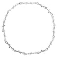 thumbnail image 1 of Punk gótico espinas de metal collar de alambre de púas collar de gargantilla punk hip hop joyas frías para hombres adolescentes, 1 of 7