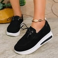 thumbnail image 6 of Wowcloth Casual Wedge Shoes for Women – Comfortable Lace-Up Design with Sporty Style for Everyday Wear & Casual Outings, 6 of 9
