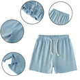 thumbnail image 3 of FLMEI Baby Kids Boys Girls Shorts Infant Casual Cotton Linen Shorts Pants Summer Boys Elastic Waist Anti-Mosquito Shorts for Toddler 0-6 Years Old, 3 of 8