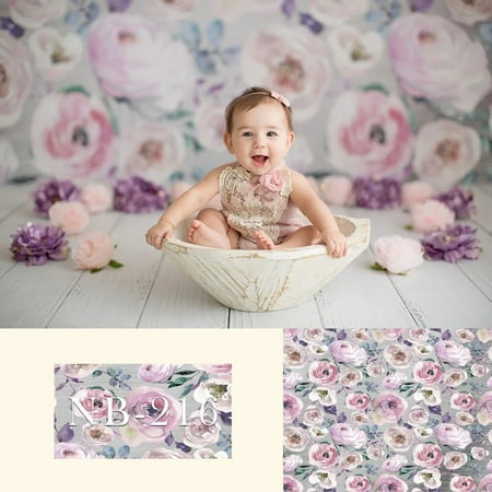 Image of Rose Flower Backdrops Photography Flower Oil Painting Newborn Child Portrait Photography Photo Background Studio Sunflower