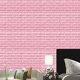 thumbnail image 1 of 10 Uds 3D pegatina de pared imitación ladrillo dormitorio Navidad decoración del hogar papel tapiz autoadhesivo impermeable para sala de estar Tan Jianjun unisex, 1 of 2