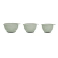 Kitchenaid BPAFree Plastic Set of 3 Mixing Bowls with Soft Foot in