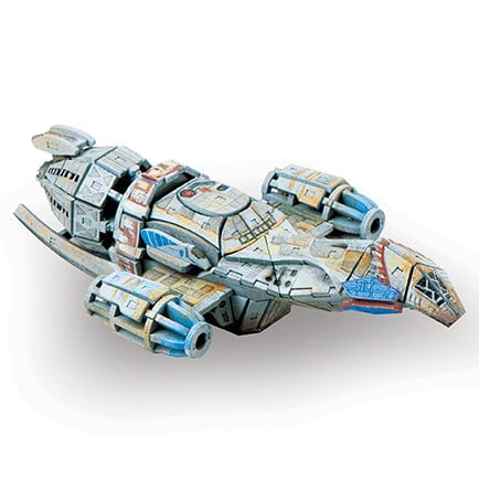 Firefly Serenity 3D Wood Model Kit and Book - Build, Paint and Collect Your Own Wooden Model - Great For Kids and Adults -