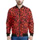 thumbnail image 3 of Chaqueta con cremallera y estampado de leopardo colorido para hombre, abrigo con personalidad con estampado 3D, chaquetas casuales de gran tamaño, ropa de calle, mangas largas, 3 of 5