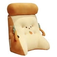 thumbnail image 2 of Soft Plush Backrest Pillow, Removable Cover Back Support, Multifunctional Reading Pillow Bed , Cute Cartoon Animal Shape Chair Pillow For Office Chairs And Bedside, 2 of 8