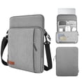 thumbnail image 1 of Funda para portátil MoKo para 13,3 a 14 pulgadas, color gris claro, 1 of 8