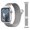 Silver, variant on MRAIN-H Patented Milanese Loop Compatible with Apple Watch Band Series 9 8 7 6 5 4 3 Ultra 2 1 SE for Women Men, Magnetic Stainless Steel Clasp for iWatch Bands 41mm 40mm 38mm