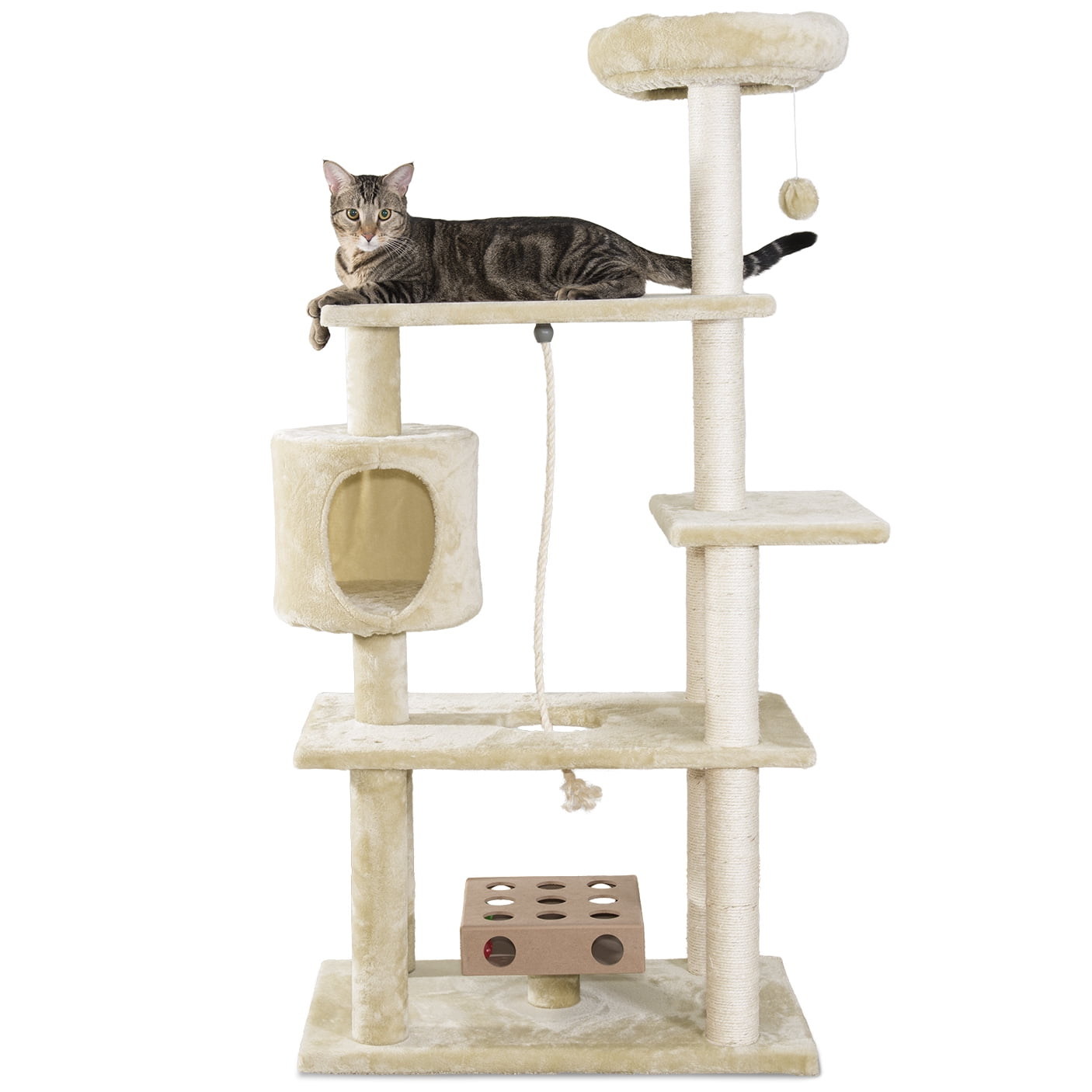 FurHaven Pet Cat Tree Tiger Tough Cat Tree House Furniture for Cats