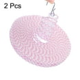 thumbnail image 3 of 2 Packs Windproof Clothesline, 8M 26ft Plastic Non-Slip Clothes Drying Rope Portable Travel Clothesline, Pink, 3 of 6