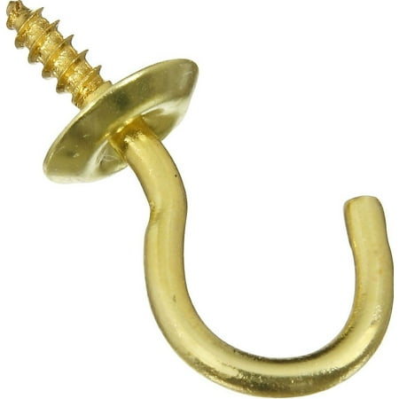 

3PC National Hardware National Hardware N119-644 V2021 Cup Hook 3/4 Solid Brass