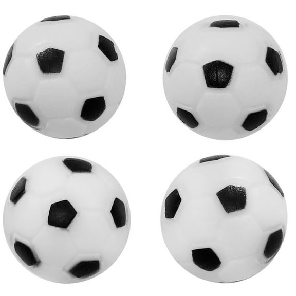 Sunnydaze Indoor Foosball Table Replacement Balls, Black (4 Count)