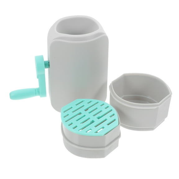 FRCOLOR Multifunction Peanut Manual Rotating Peanut Sheller Clip Tool Automatic Nut Pistachio Peeler Opener Cracker Hand Crank Nutcracker Grey