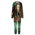 thumbnail image 4 of Pirates of The Caribbean Women Men Pajamas Zipper Onesie Jumpsuit Hooded One Piece Sleepwear, 4 of 8