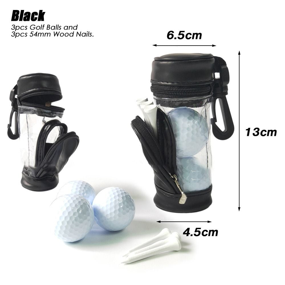 Mini Golf Waist Holder Golf Bag Golf Ball Container Golf Ball Pouch