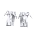 thumbnail image 4 of 2 piezas de muñequeras falsas, accesorios para disfraces, para hombre y mujer, ideales para camisas y otros usos. blanco, 4 of 8