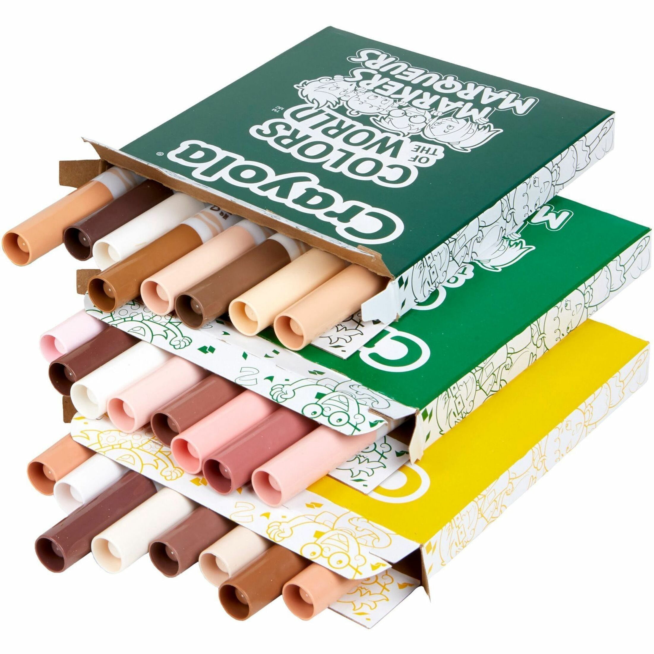 Crayola Colors of the World Washable Markers Classpack, 240 Markers