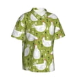 thumbnail image 2 of Bixox Men's Hawaiian Shirts Men's Lovely Chickens Print Short-Sleeve Shirt-Medium, 2 of 8