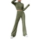 thumbnail image 3 of Conjunto de Pijama de Larga para Mujer, Conjunto de Pijama Informal de 2 Piezas, Ropa de Dormir de Otoño Verde XS, 3 of 8