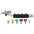 thumbnail image 1 of Bgsha Pressure Washer Lance Extension Wand 1/4'' Quick Release Jet with Spray Nozzle, 1 of 10