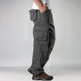 thumbnail image 6 of Cllios Cargo Pants for Men Slim Fit Outdoor Hiking Trousers Work Pants Comfortable Travel Baggy Cargo Pant with Multi Pockets 29-36, 6 of 8