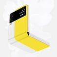 thumbnail image 2 of Frusde Compatible with Samsung Galaxy Z Flip 5 Leather Case Slim Shockproof Fashion Case for Men Women-Light Green, 2 of 5