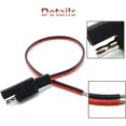 thumbnail image 1 of Paquete de 2 cables de puente Sae 30cm 10 Awg conector rápido de enchufe único para motocicletas coches tractores Banban, 1 of 2