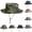 Black Camouflage, variant on Outdoor Summer Unisex Wide Brim Fasten String Boonie Hat Sun Cap Jungle Headwear for Men Women