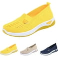 thumbnail image 5 of HeaCare Orthowalk Shoes for Women Orthopedic Arch Support Woven Mesh Breathable Soft Sneakers Slip On Wide Diabetic Footwear, 2025 New Mothers Day Gifts, 5 of 12