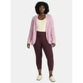 thumbnail image 2 of Terra & Sky Women's Plus Size Capri Ladder Leggings, 22" Inseam, Sizes 0X-5X, 2 of 5