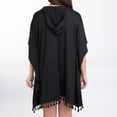 thumbnail image 5 of Elsie & Zoey Naomi One Size Hooded Poncho Swimsuit Cover Up for Women, 5 of 6