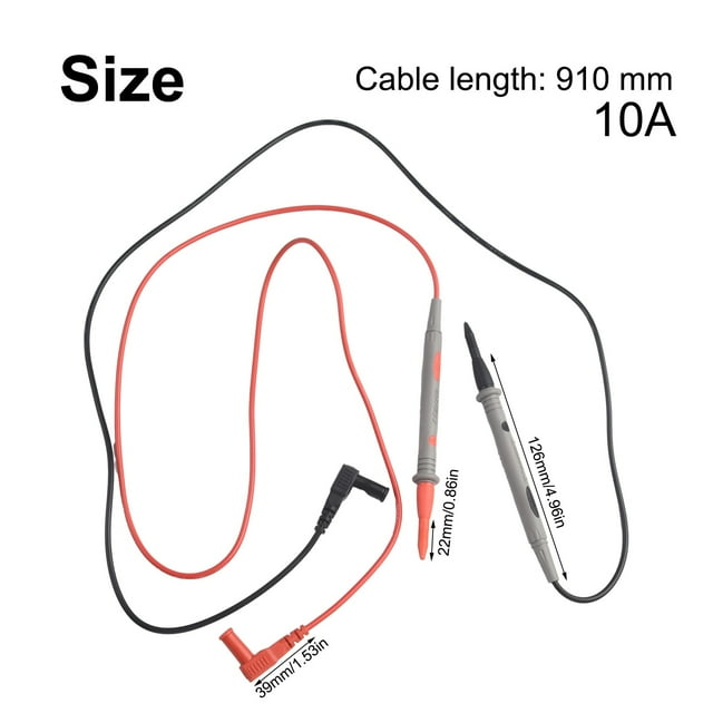 Multimeter Voltmeter Cable Ultra Fine Needle Tester Unique Probe Test Lead cord