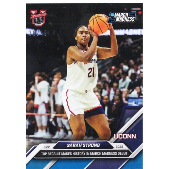 2024 Topps Bowman U Now Sarah Strong #96 Blue /49 Rookie RC Basketball Card