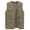 Khaki, variant on Mens Jacket Field Pofessional Emergency Field Fishing Pocket Vest