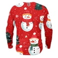thumbnail image 4 of Jjayotai Clearance Mens Christmas Shirt, Mens Christmas Shirts, Christmas Button Down Shirts for Men, Christmas Party Tees Red XXXL, 4 of 4