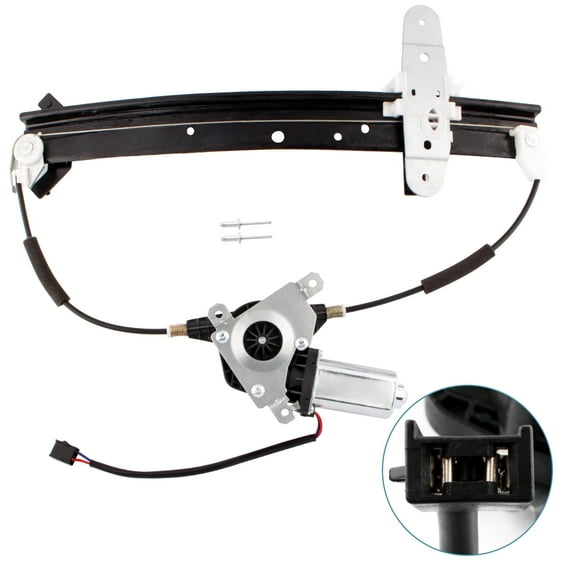 BOXI Rear Left Driver Side Power Window Regulator with Motor Replacement for Ford Crown Victoria 1992-2011 / for Mercury Grand Marquis 1992-2011/Marauder 2003-2004 | Replaces 741-679 1W7Z5423395AA