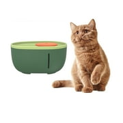 Bellaven Pet Water Fountain 2L Large Automatic Pet Water Fountain Quiet Drinking Pet Water Dispenser with LED Water Level Window and Filter for Cats Dogs Green 1pcs Green