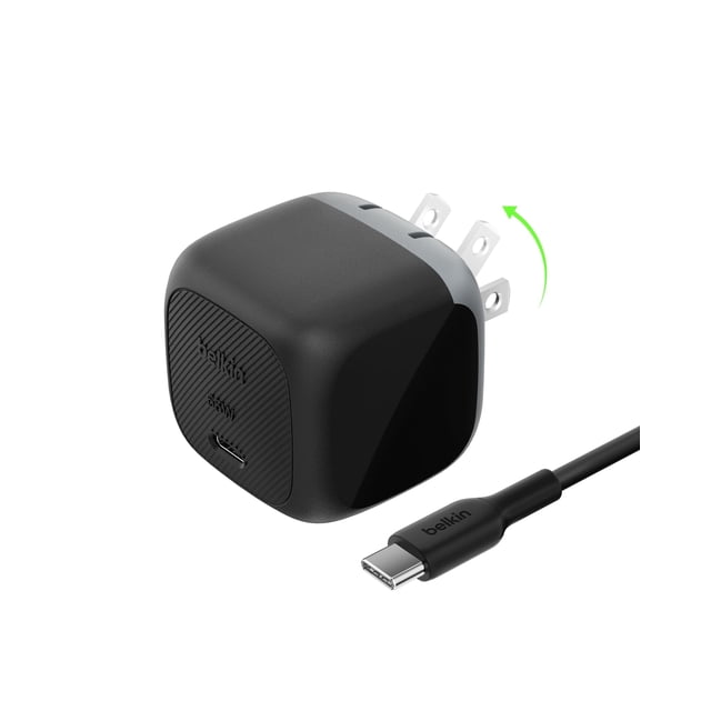 Cargador Belkin USB C de 65 W con cable USB C para iPhone y Samsung
