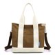 thumbnail image 2 of Bolso bandolera para mujer Bolsos de mensajero de lona Bolsos de ocio informales con varios compartimentos, 2 of 5