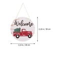 thumbnail image 2 of 1 Set Plaque de Porte en Bois Accessoires de Suspension Premium, 2 of 6