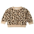 thumbnail image 1 of Ensemble de Sweat-Shirts à Imprimé Léopard Bébé Fille Garçon Enfant, 1 of 6