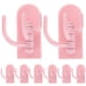 thumbnail image 2 of Pink ABS Wall Mount Hooks for Storage with Multifunctional Design and Three Hook Options, 2 of 5