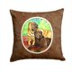 thumbnail image 1 of Caroline's Treasures 7070PW1414 Shar Pei Fawn y Chocolate - Almohada decorativa de tela lavable a máquina, para interior y exterior, para sofá cama o patio, 14 x 14 ancho, 1 of 1