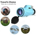 thumbnail image 6 of LIANTRAL Monocular Telescope, High Power 10x42 Waterproof with Single Hand Focusing, Bright and Clear, Blue, 6 of 6