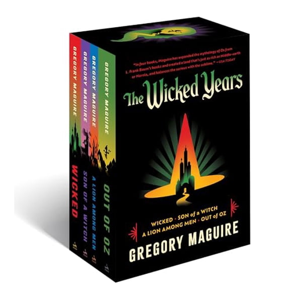 Pre-Owned The Wicked Series Box Set: The Groundbreaking Oz Saga of the Wicked Witch of the West Complete Dark Fantasy Collection (Wicked Years), 9780063399785, 0063399784, Paperback,