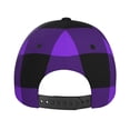 thumbnail image 6 of Haiem Purple Buffalo Plaid Baseball Cap Dad Hat Cotton Soft Adjustable Fashion Hats for Men Women Unisex Style Headwear, 6 of 9