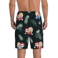 thumbnail image 3 of Easygdp Baby Sloths Sleeping Men's Short Pajama Pants, Sleep Shorts, Household Pants, Casual Pants with Pockets - 3X-Large, 3 of 9