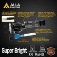 thumbnail image 4 of Alla Lighting C-HR Vision H3 LED Fog Lights Replacement Bulbs Xtreme Super Bright Upgrade OEM Halogen Lamps, 6000K Xenon White, 4 of 9
